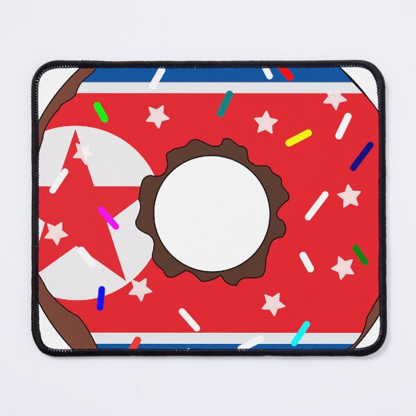 Item preview, North Korea Flag Donut – Colorful Sprinkles Country Pride designed and sold by TheIconSmith.