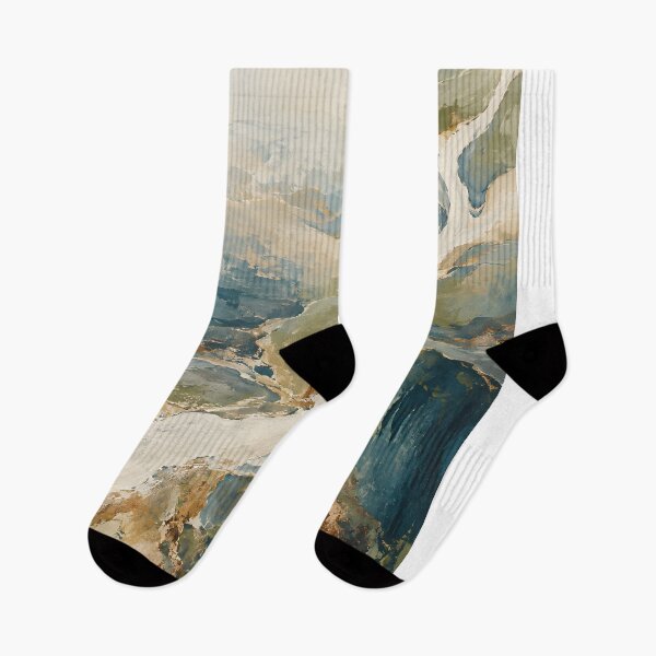 Item preview, Abstract river valley designed and sold by BeardedTree.