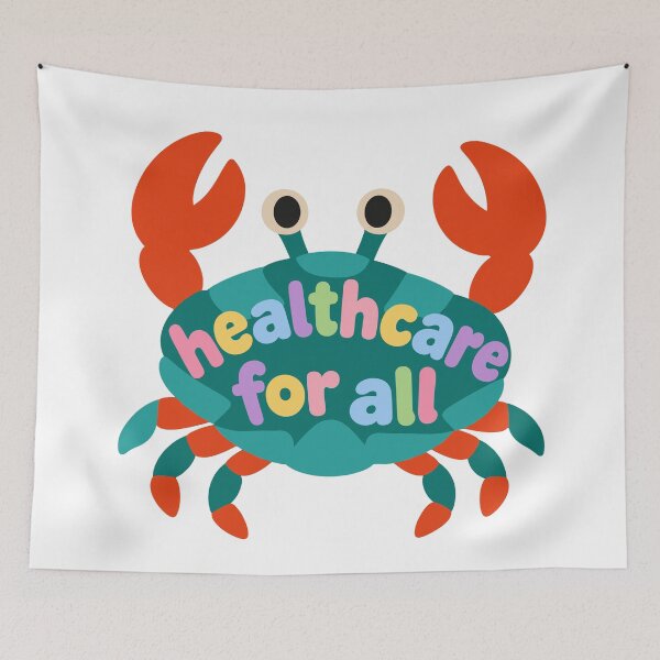 Item preview, Healthcare For All Crab designed and sold by dannydesignerco.