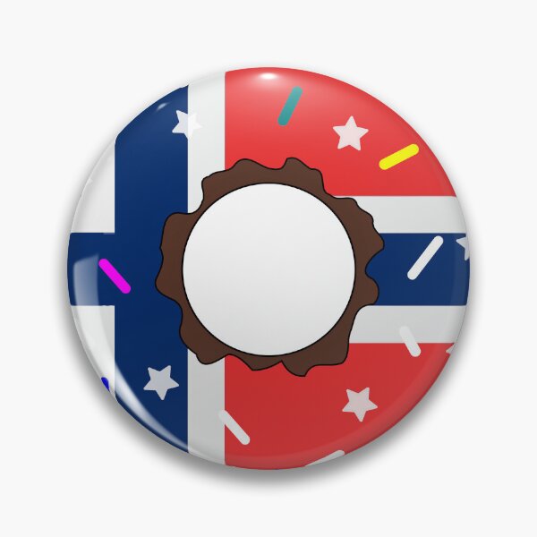 Item preview, Norway Flag Donut – Colorful Sprinkles Country Pride designed and sold by TheIconSmith.