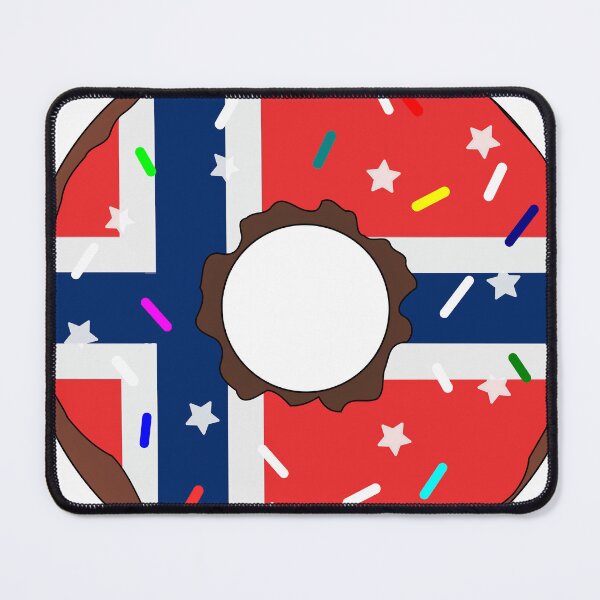 Item preview, Norway Flag Donut – Colorful Sprinkles Country Pride designed and sold by TheIconSmith.