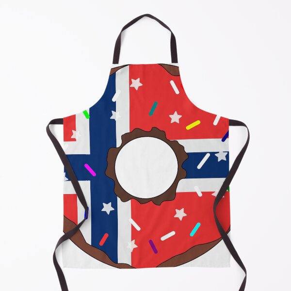 Item preview, Norway Flag Donut – Colorful Sprinkles Country Pride designed and sold by TheIconSmith.