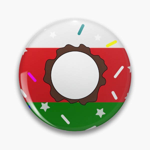 Item preview, Oman Flag Donut – Colorful Sprinkles Country Pride designed and sold by TheIconSmith.