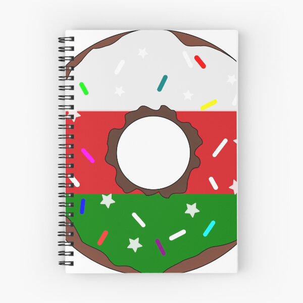 Item preview, Oman Flag Donut – Colorful Sprinkles Country Pride designed and sold by TheIconSmith.