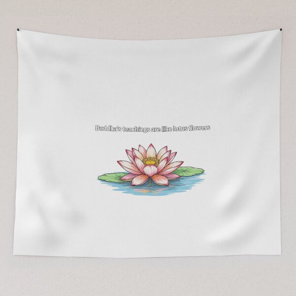 Item preview, Lotus Bloom & Buddha's Teachings designed and sold by NiftyWrx.