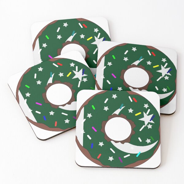 Item preview, Pakistan Flag Donut – Colorful Sprinkles Country Pride designed and sold by TheIconSmith.
