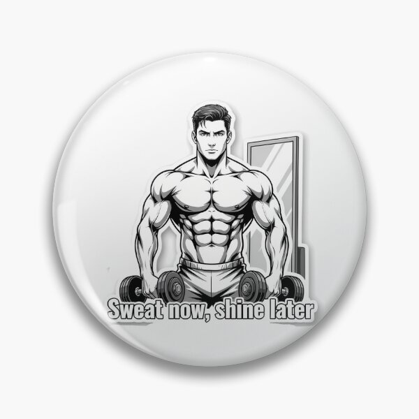 Item preview, Sweat Now Shine Later Bodybuilding designed and sold by NiftyWrx.