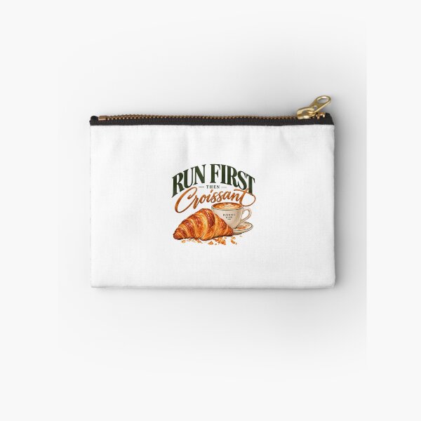 Item preview, Run First, Croissant Later – Running & Coffee Club designed and sold by LaftaDesign.