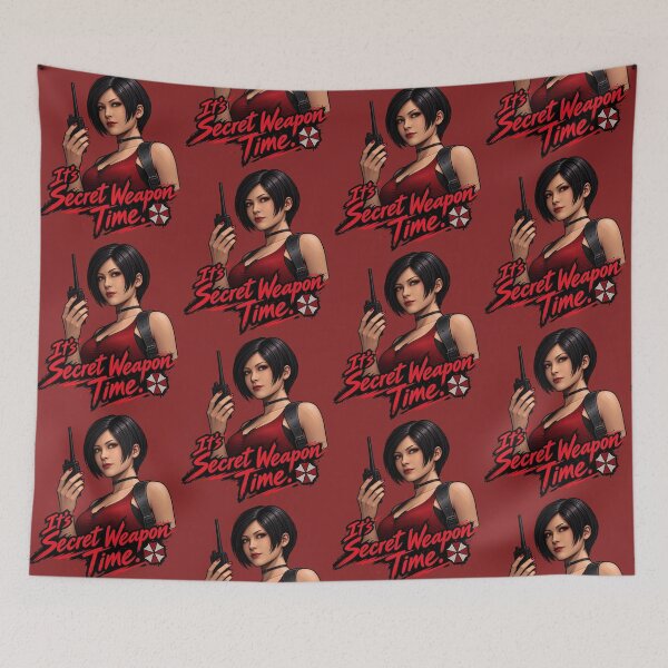 Item preview, Resident Evil - Ada Wong 'It's Secret Weapon Time' Print designed and sold by btluvs.