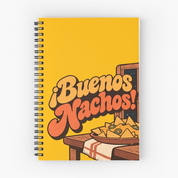 Item preview, ¡Buenos Nachos! – Funny Spanish Nacho Pun Retro Design designed and sold by Douglystuff.