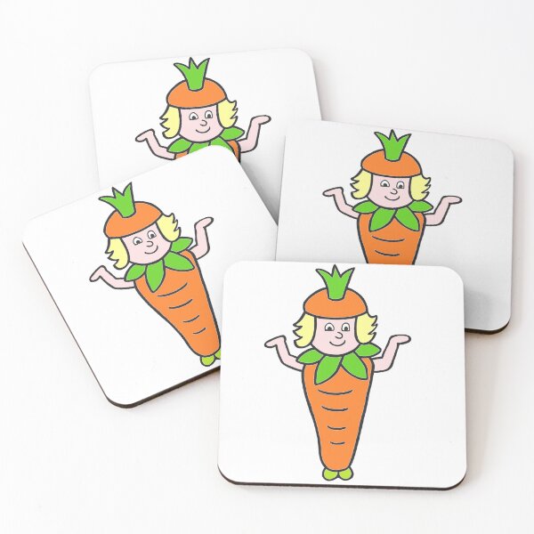 Item preview, fun cartoon carrot designed and sold by BeardedTree.