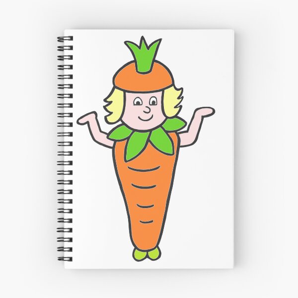 Item preview, fun cartoon carrot designed and sold by BeardedTree.