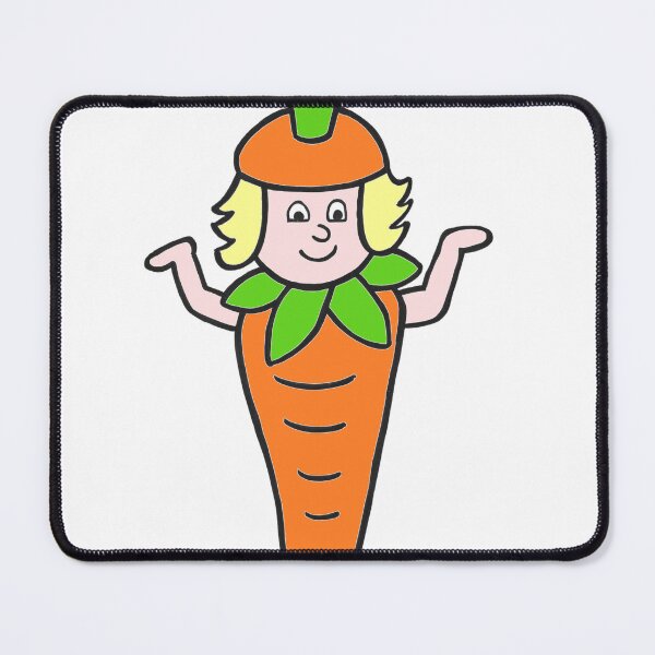 Item preview, fun cartoon carrot designed and sold by BeardedTree.