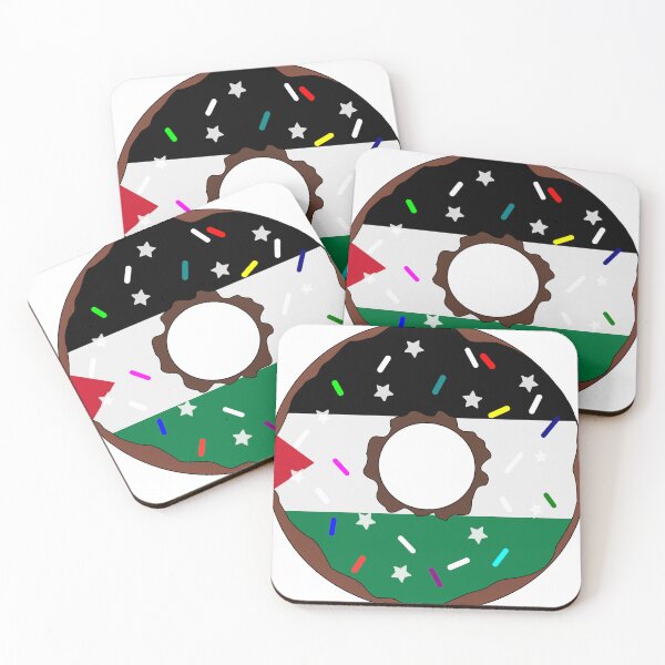 Item preview, Palestina Flag Donut – Colorful Sprinkles Country Pride designed and sold by TheIconSmith.
