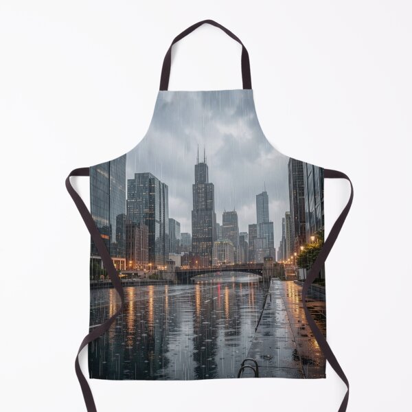 Item preview, After the Storm - Rainy Metropolitan Waterfront Art designed and sold by nhk999.