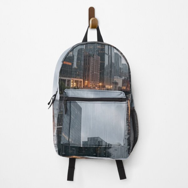 Item preview, After the Storm - Rainy Metropolitan Waterfront Art designed and sold by nhk999.