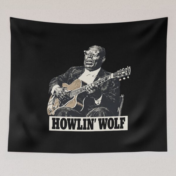 Item preview, Howlin Wolf Vintage Portrait designed and sold by Samson-Benjamin.