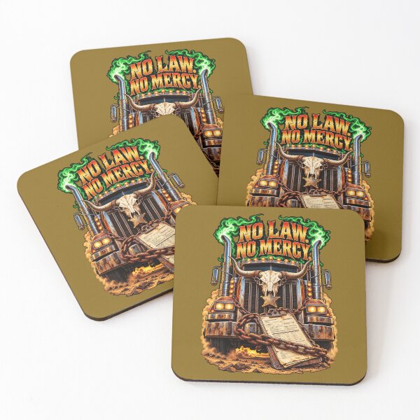 Item preview, No Law No Mercy Trucker & Green Smoke designed and sold by NomadForge.