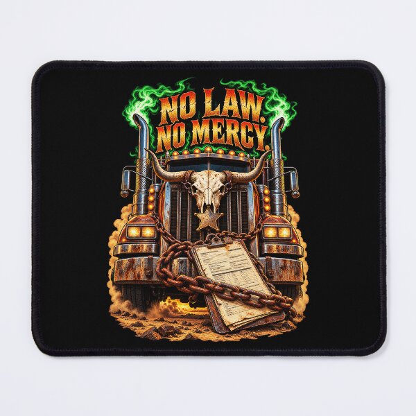 Item preview, No Law No Mercy Trucker & Green Smoke designed and sold by NomadForge.