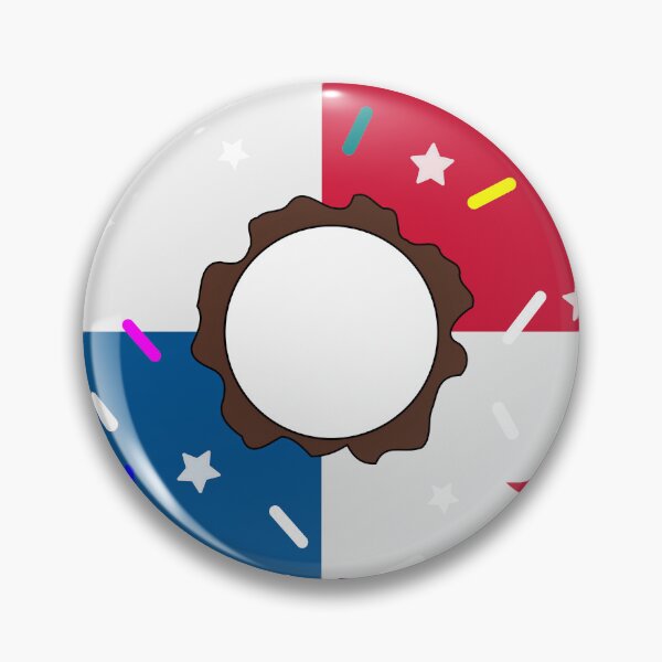 Item preview, Panama Flag Donut – Colorful Sprinkles Country Pride designed and sold by TheIconSmith.
