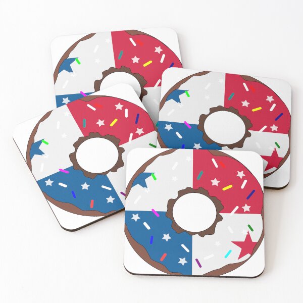 Item preview, Panama Flag Donut – Colorful Sprinkles Country Pride designed and sold by TheIconSmith.