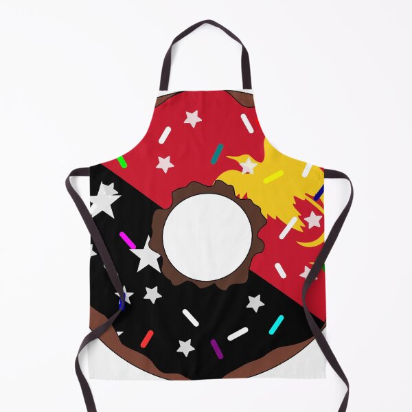 Item preview, Papua New Guinea Flag Donut – Colorful Sprinkles Country Pride designed and sold by TheIconSmith.