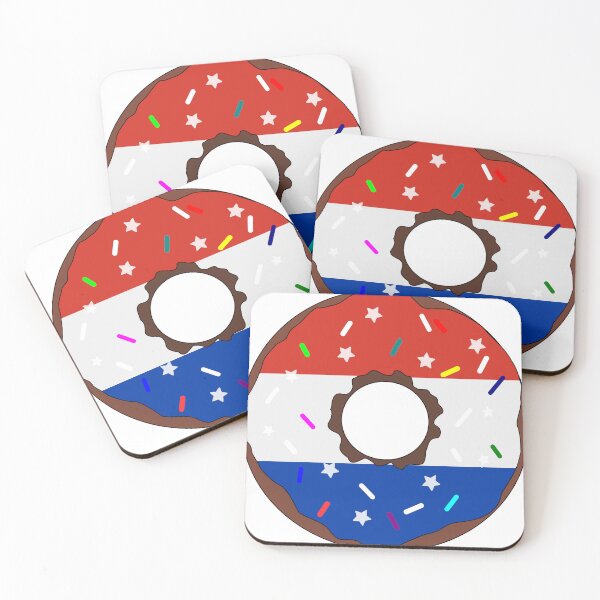 Item preview, Paraguay Flag Donut – Colorful Sprinkles Country Pride designed and sold by TheIconSmith.