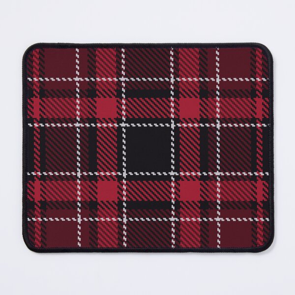 Item preview, Gothmas Tartan – Black and Blood Red Gothic Christmas Plaid designed and sold by 89BLACK.