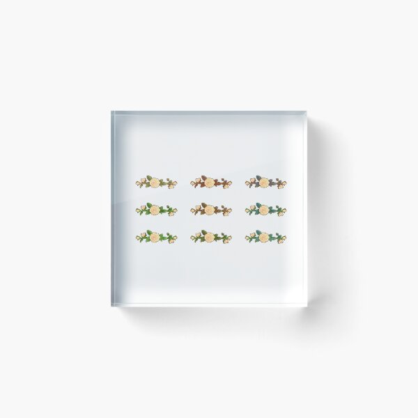 Item preview, Pixel Yellow Roses Sticker Pack (Set of 3x3) designed and sold by EveKrystall.