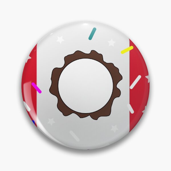 Item preview, Peru Flag Donut – Colorful Sprinkles Country Pride designed and sold by TheIconSmith.
