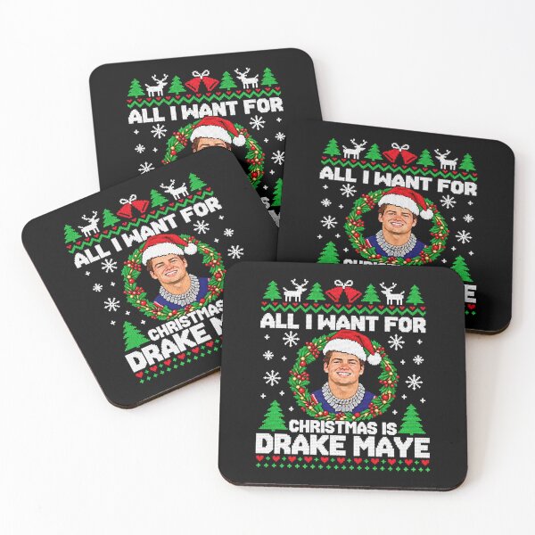 Item preview, All I Want For Christmas Is Drake Maye Patriots designed and sold by RDGNR.
