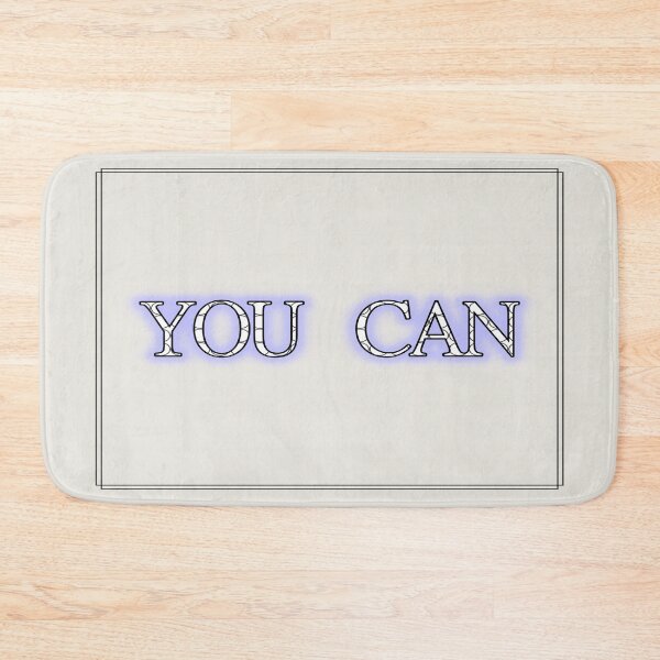 Item preview, You Can Motivational Neon Typography Art designed and sold by NB-Artmagic.