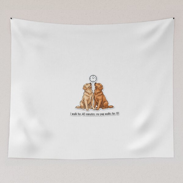Item preview, Dog Dad & Pup Clock Joke designed and sold by NiftyWrx.
