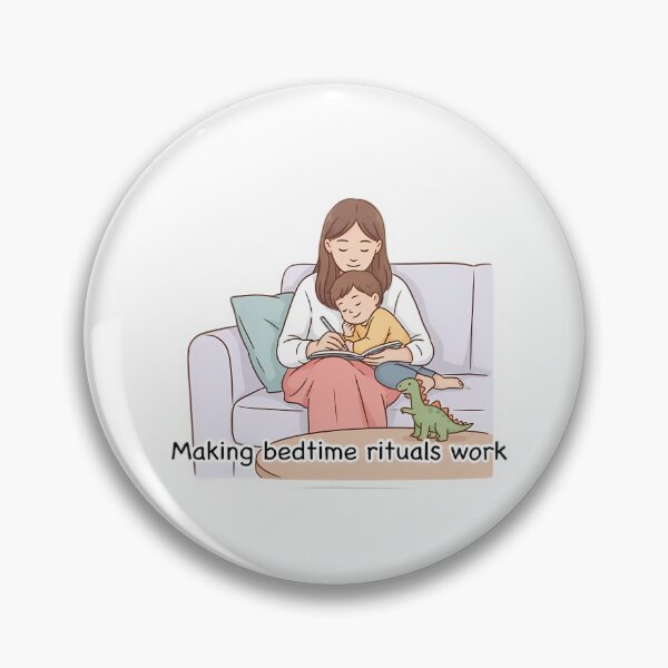 Item preview, Babysitter & Child Bedtime Illustration designed and sold by NiftyWrx.