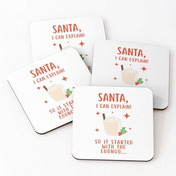 Item preview, Santa I Can Explain So It Started With The Eggnog Funny Christmas designed and sold by HYPNK.