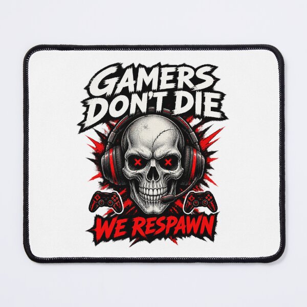 Item preview, Gamers Don't Die - Retro Gaming Quote Design for Video Game Enthusiasts designed and sold by DatTurnip.