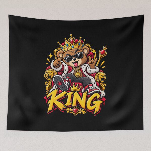 Item preview, King Teddy Bear designed and sold by RatherCreative.