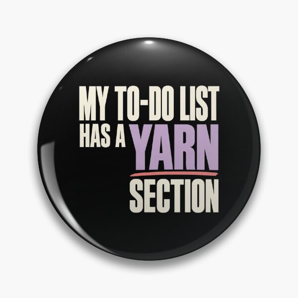 Item preview, Yarn Section Knitting To Do Typography designed and sold by Katalice Design.