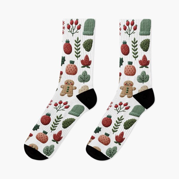 Item preview, Festive Embroidered Christmas Winter Patch Set designed and sold by colorful-white.