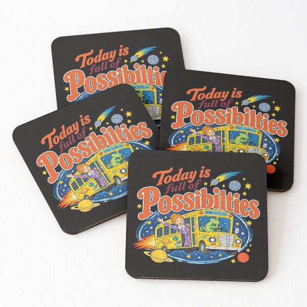 Item preview, Today Is Full Of Possibilties Magic School Bus Ms Frizzle Space Retro designed and sold by CozyCubs-Art.