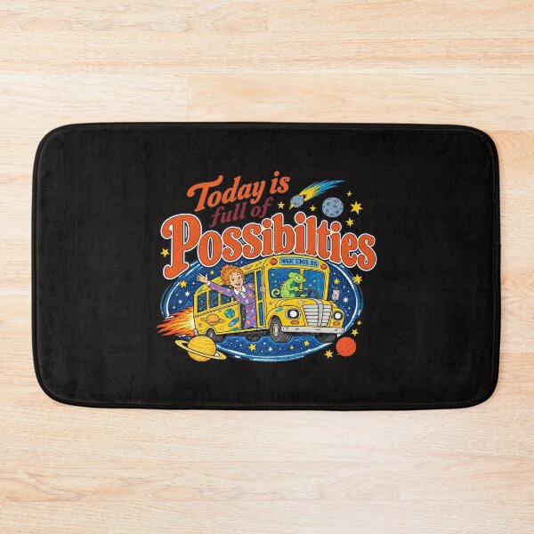 Item preview, Today Is Full Of Possibilties Magic School Bus Ms Frizzle Space Retro designed and sold by CozyCubs-Art.