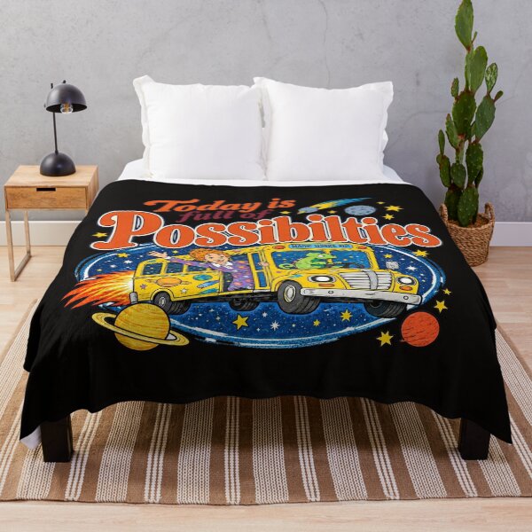 Item preview, Today Is Full Of Possibilties Magic School Bus Ms Frizzle Space Retro designed and sold by CozyCubs-Art.