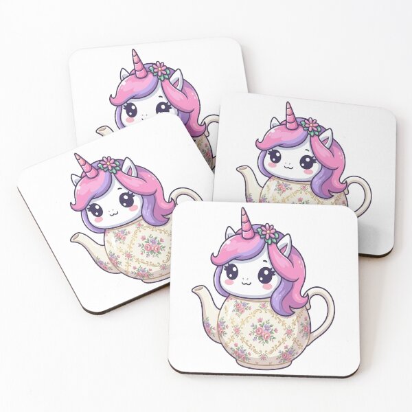 Item preview, Cute Unicorn Sitting In Teapot designed and sold by Ella_Sketch.