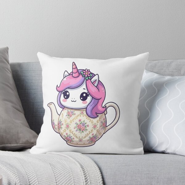 Item preview, Cute Unicorn Sitting In Teapot designed and sold by Ella_Sketch.