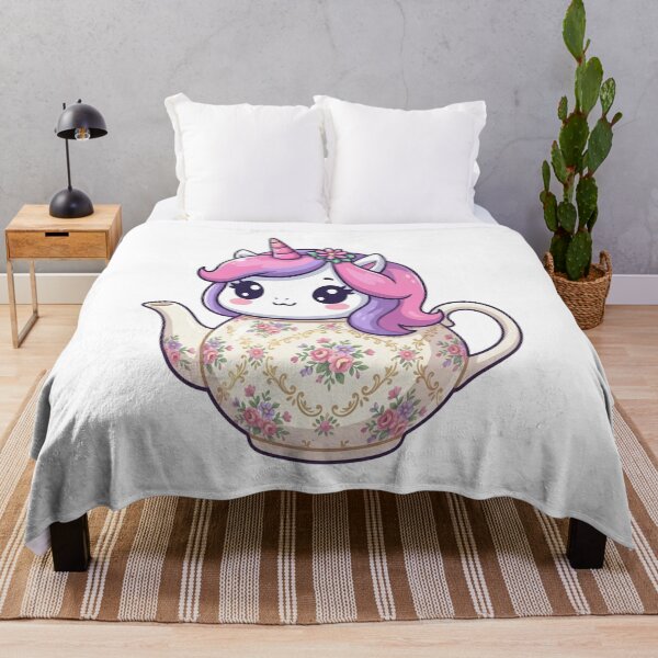 Item preview, Cute Unicorn Sitting In Teapot designed and sold by Ella_Sketch.