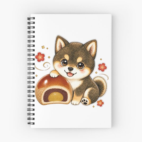 Item preview, Sesame Shiba Inu with Chestnut Manju designed and sold by Kawaii Matcha Studio.