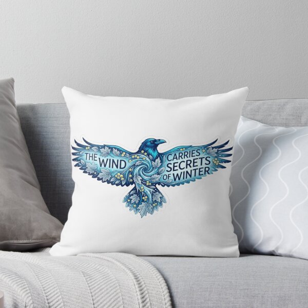 Item preview, Flying Blue Raven Quote designed and sold by OlesiaCraft.