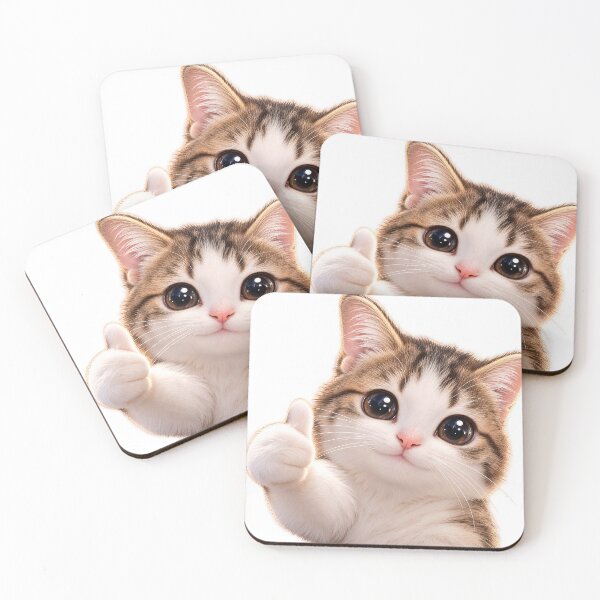 Item preview, Everything’s good cat  designed and sold by FlatInkStudio.