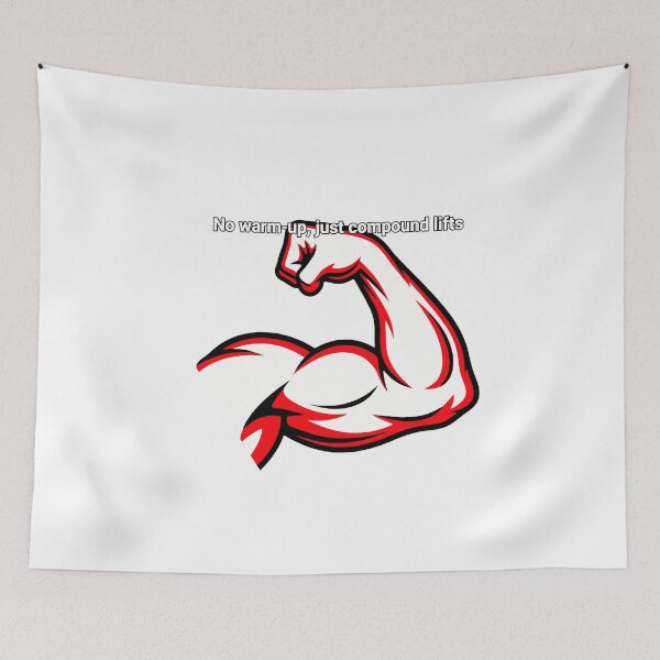 Item preview, Muscular Arm Flex with Bold Quote designed and sold by NiftyWrx.
