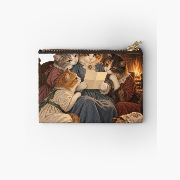 Item preview, Four Sister Cats Sharing a Letter designed and sold by Ocelot-T.